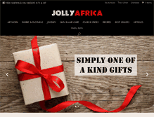 Tablet Screenshot of jollyafrica.com